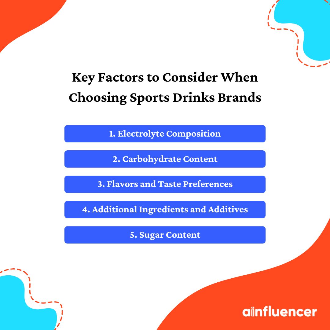 Key Factors to Consider When Choosing Sports Drinks Brands