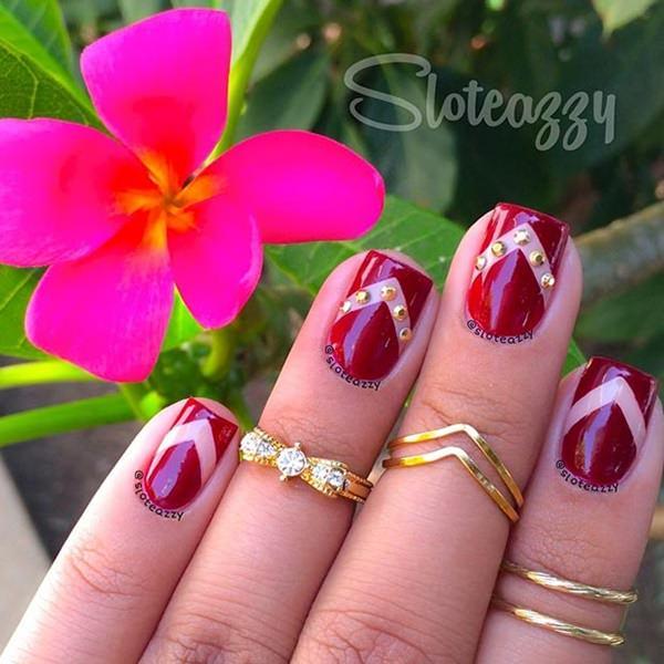 cute nail designs creem (11)