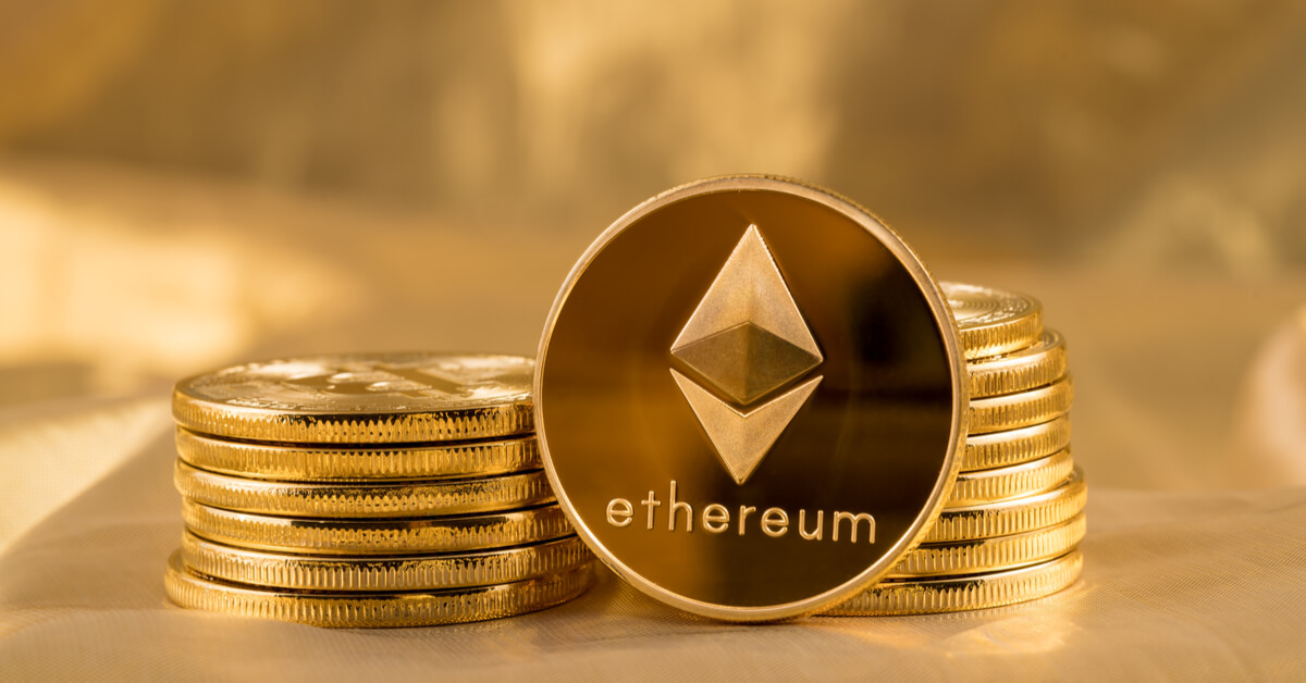 stack of ethereum coins