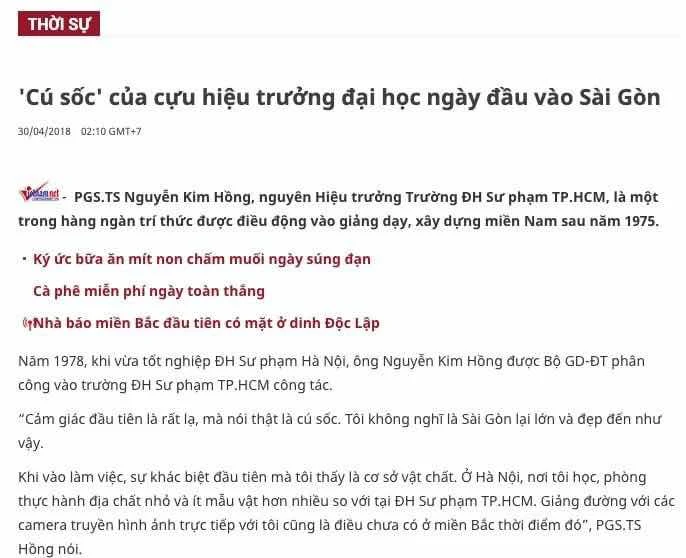 Và cú sốc của người có học.