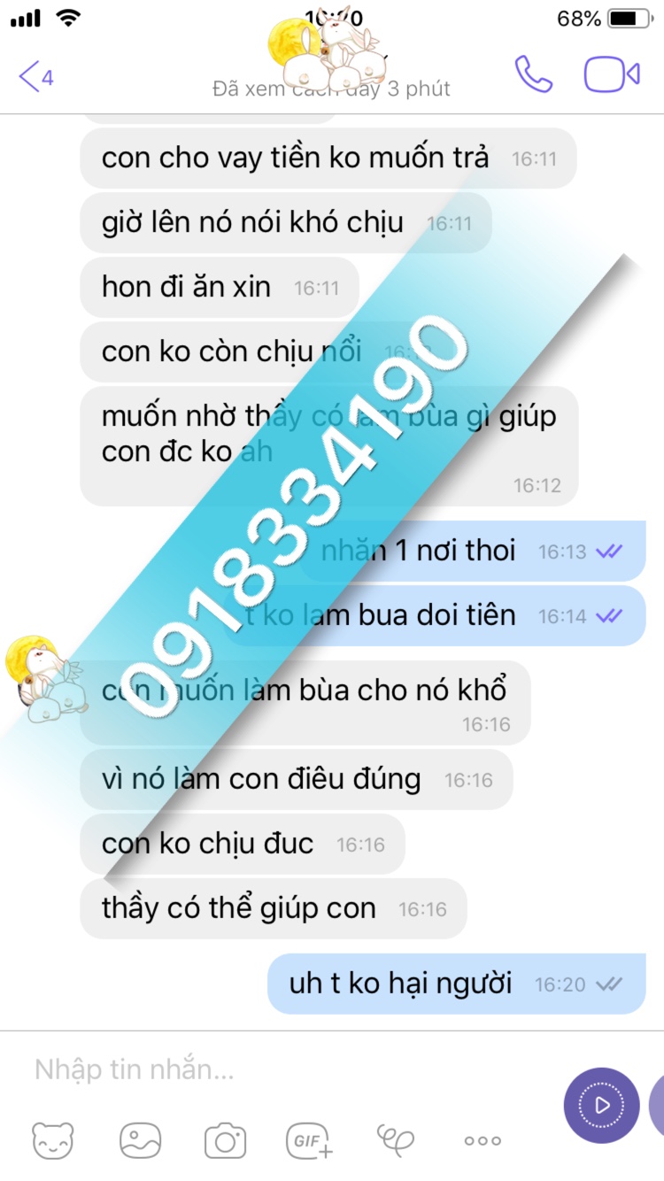 Một người muốn hại người bị thầy Pá vi từ chối 