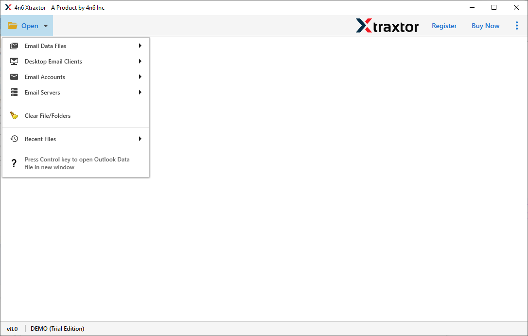 Steps to Extract Email addresses from Outlook