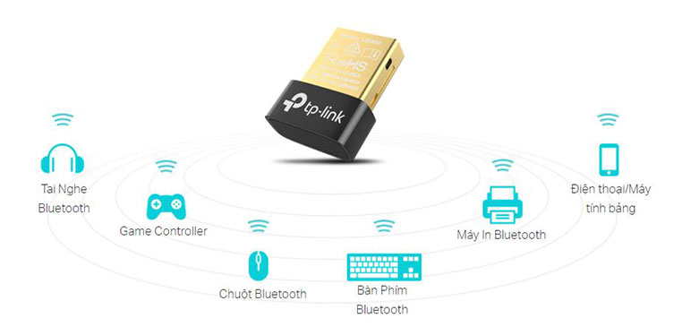 Bộ Chuyển Đổi USB TPLink Nano Bluetooth 4.0 UB400 | áp dụng Bluetooth 4.0