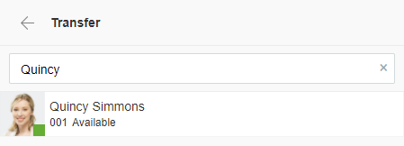 transferring a chat