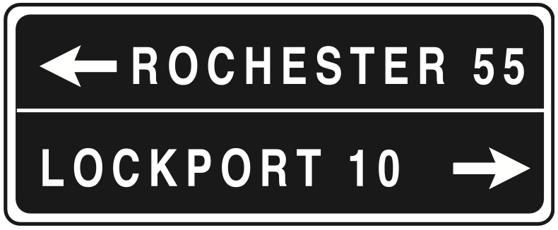 New York Road Signs