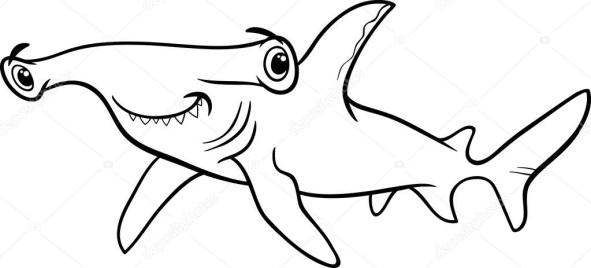 Resultado de imagen de tiburon MARTILLO para pintar