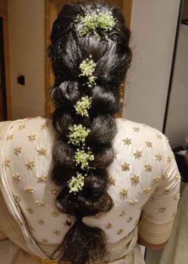 braid hairstyle for bridal look