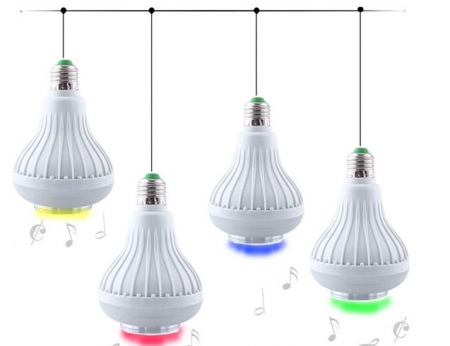 Hot Wireless Bluetooth 6W LED Speaker Bulb Audio Speaker LED Music Playing Lighting With 24 Keys E27 Remote Control 20pc xhgf.jpg