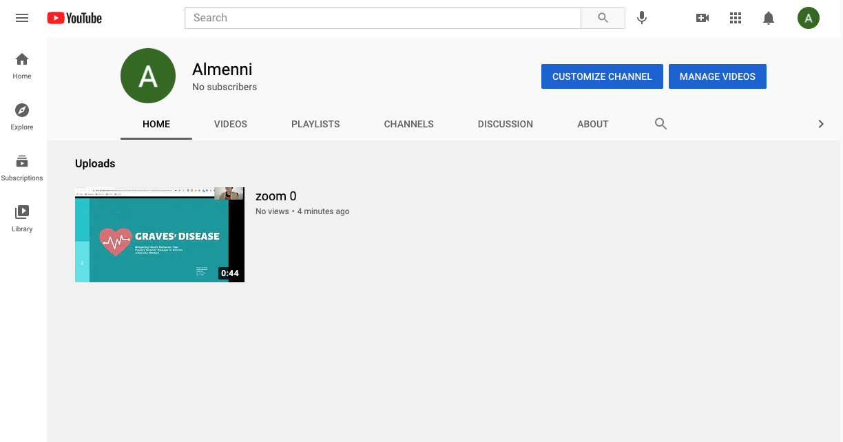 How to customize a youtube channel