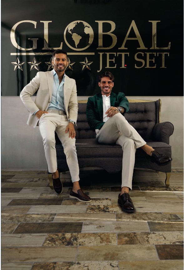 Michel Escalle y William Da Silva, fundadores de Global Jet Set.