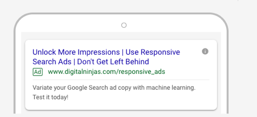 Example of a Google Search Ad