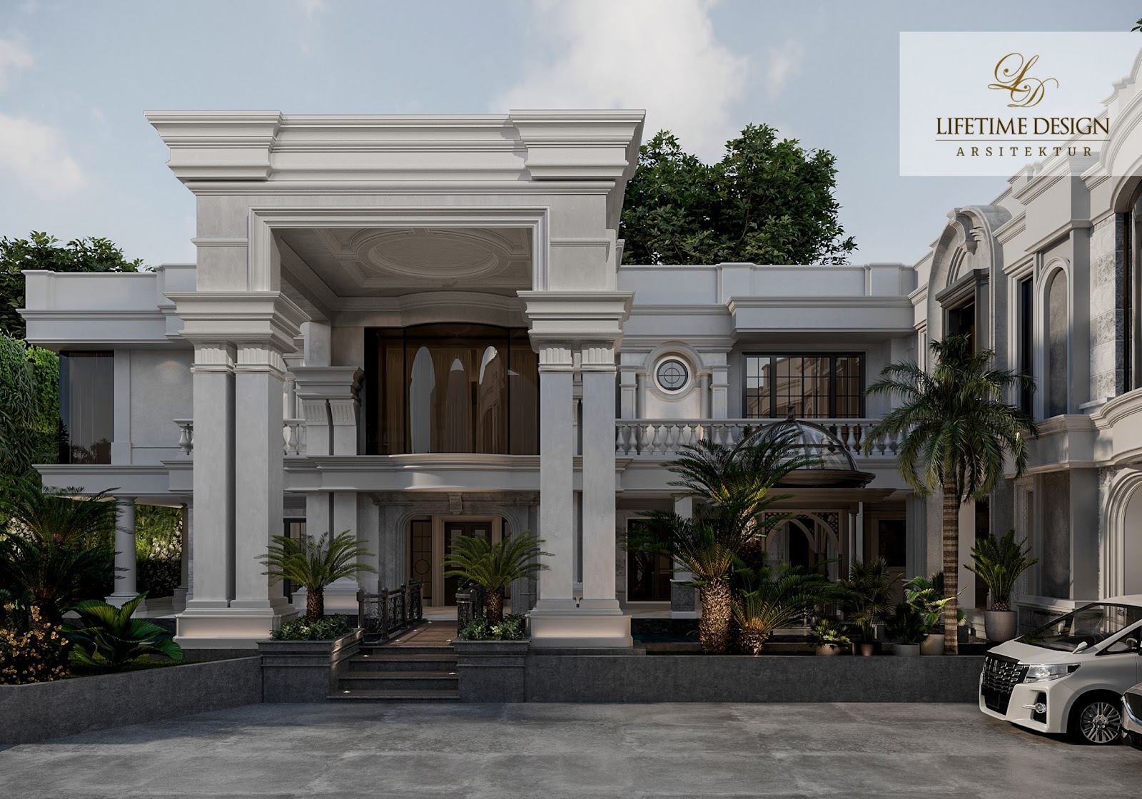 Desain Rumah Mewah 2 Lantai, Auto Jadi Sultan! - Lifetime Design