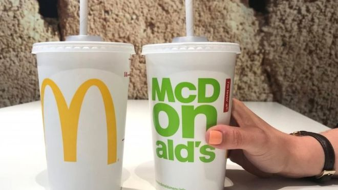 McDonalds paper straw can't be recycled