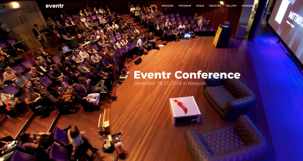 Tema WordPress Eventr