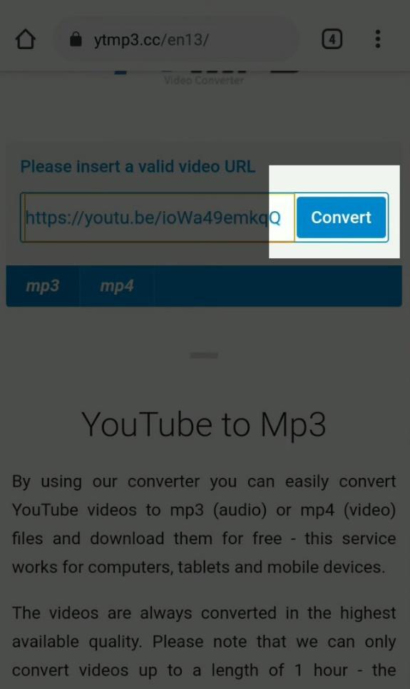 cara download lagu youtube langkah kedua