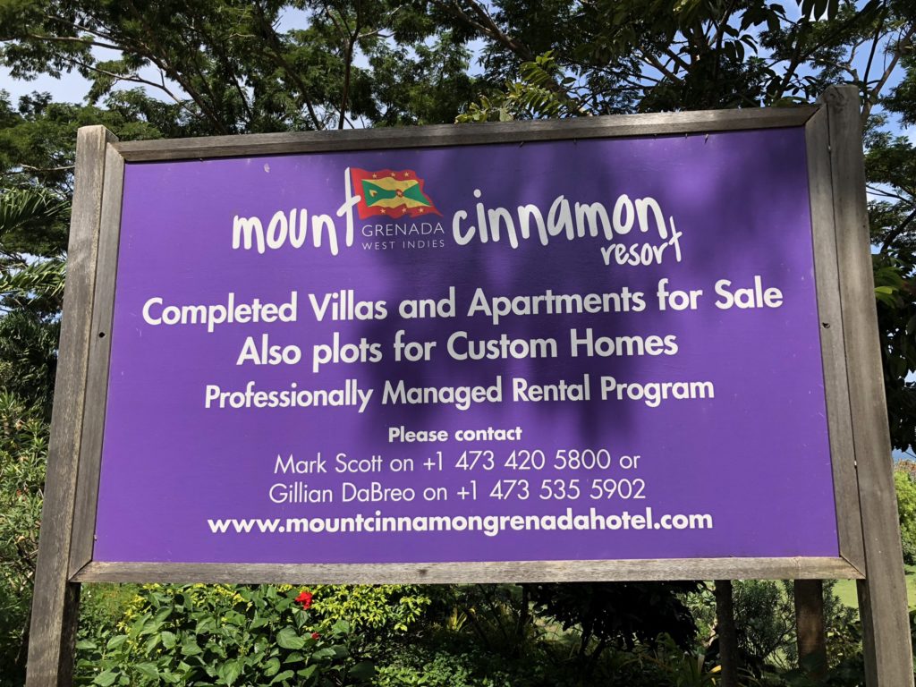 Mount Cinnamon sign
