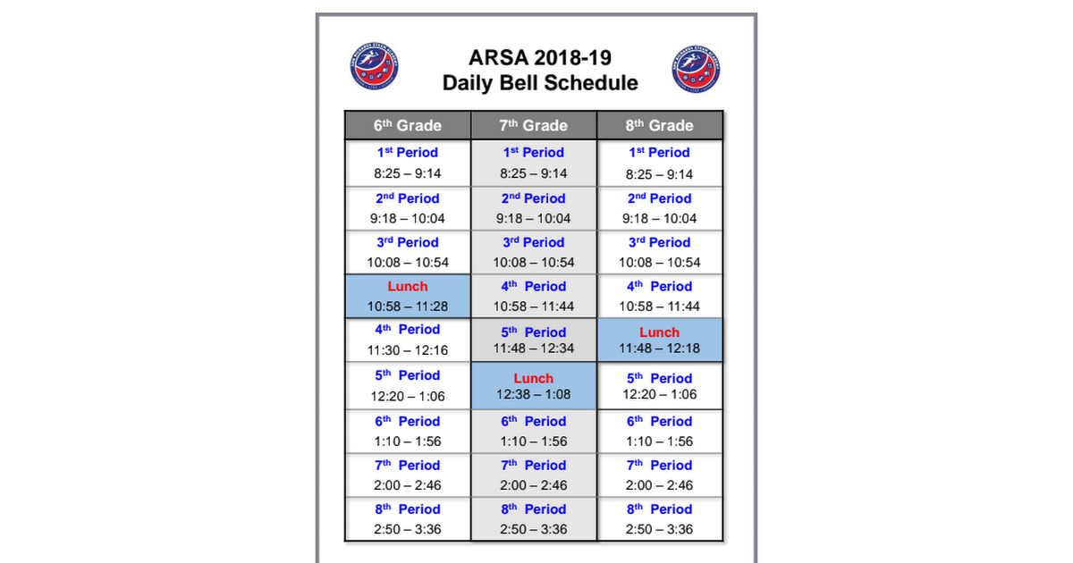 2018-19 Bell Schedules.pdf