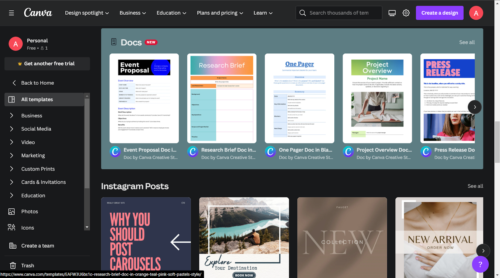 canva templates