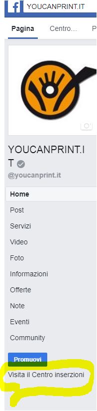 centro inserzioni facebook 