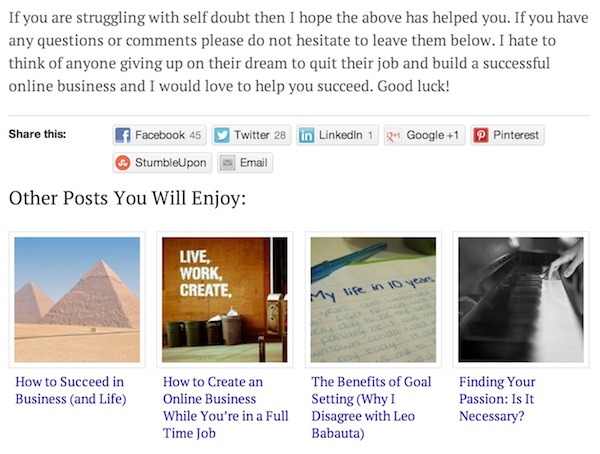 YARPP no meu blog.