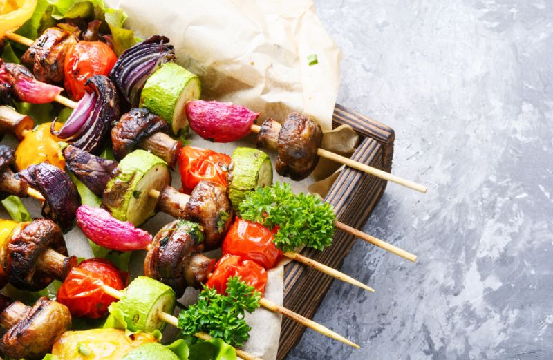 Brochettes légumes