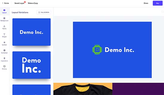 Editor de logotipo