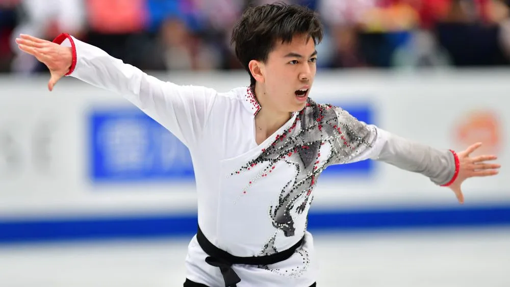Vincent Zhou Asian Athlete 2022 Olympics