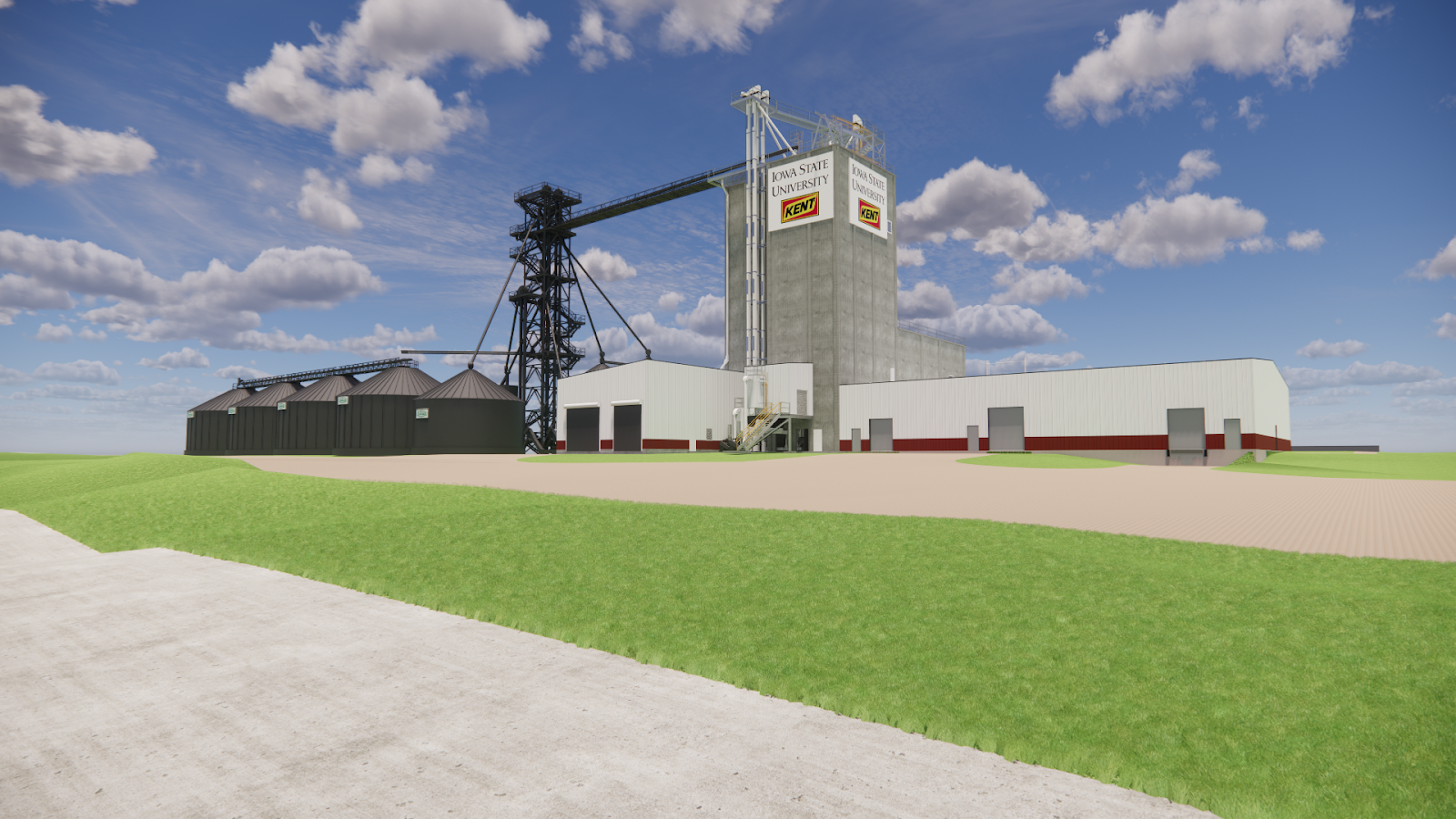 Kent Corp feed mill rendering