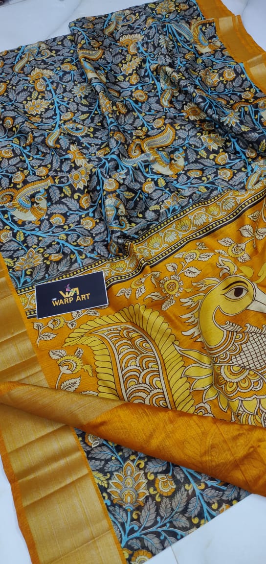 lenin silk fancy printing sarees