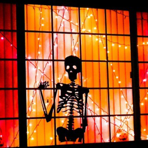 Spooky Window Silhouettes