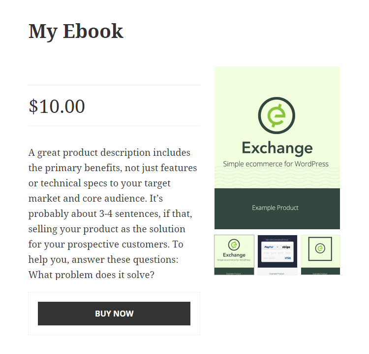 Lista de produtos do iThemes Exchange