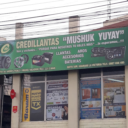 Opiniones de Credillantas Mushuk Yuyay en Quito - Tienda de neumáticos