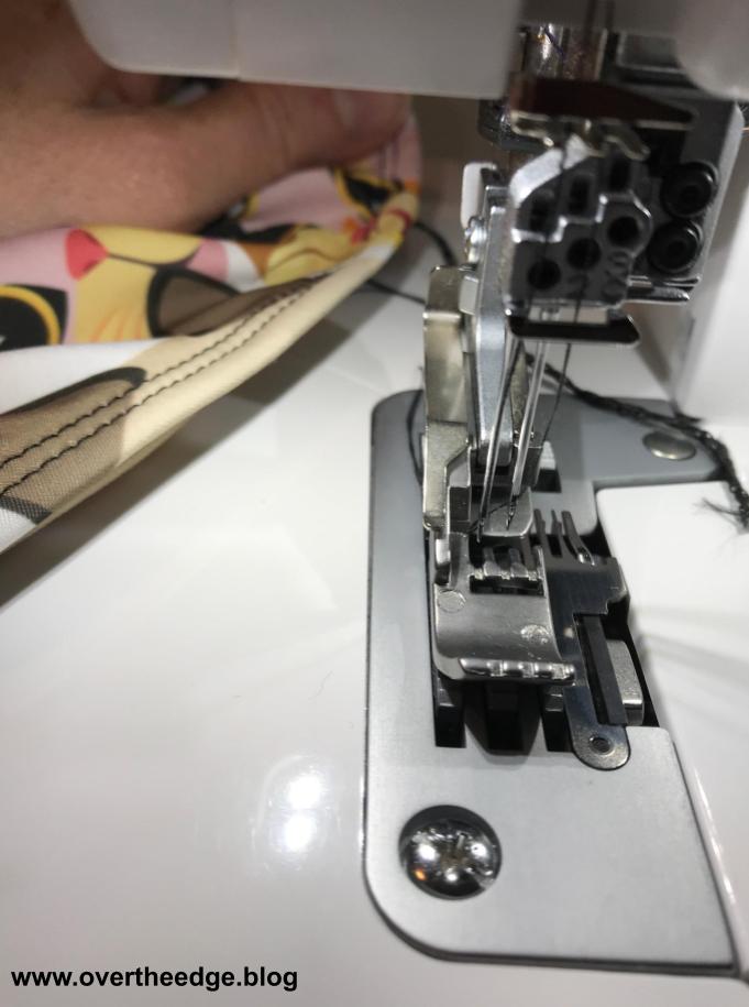 ending a cover stitch