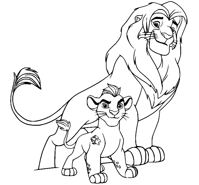 Lion Guard coloring pages