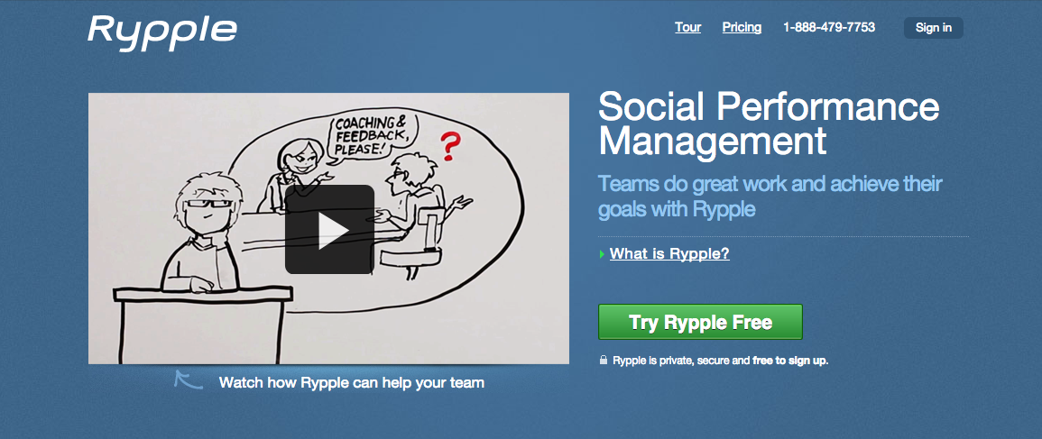 Vidéo explicative Rypple de leur système de gestion de la performance sociale 