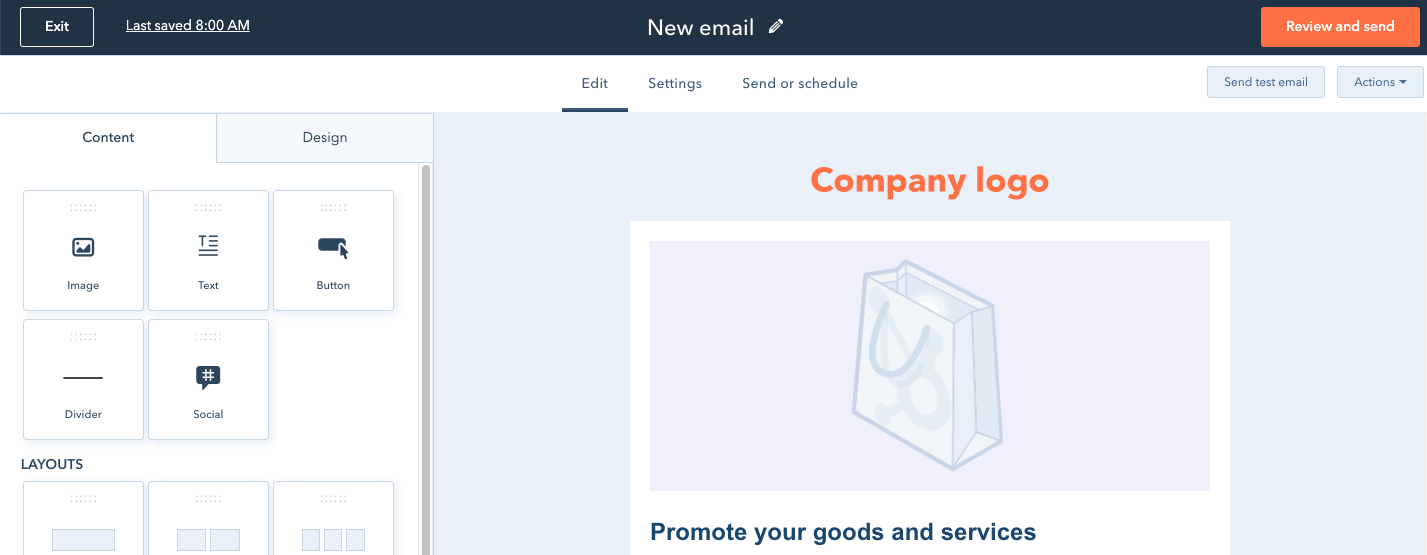 hubspot marketing screenshot