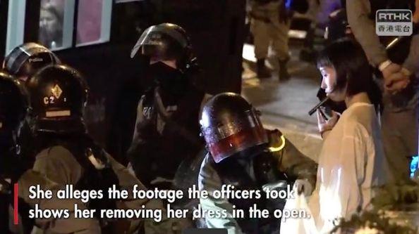 警方掀起女子裙子拍照事后还索取10万元作处理费用