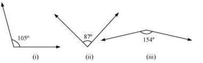 NCERT solutions for class 7 maths line and angles Exercise 5.1