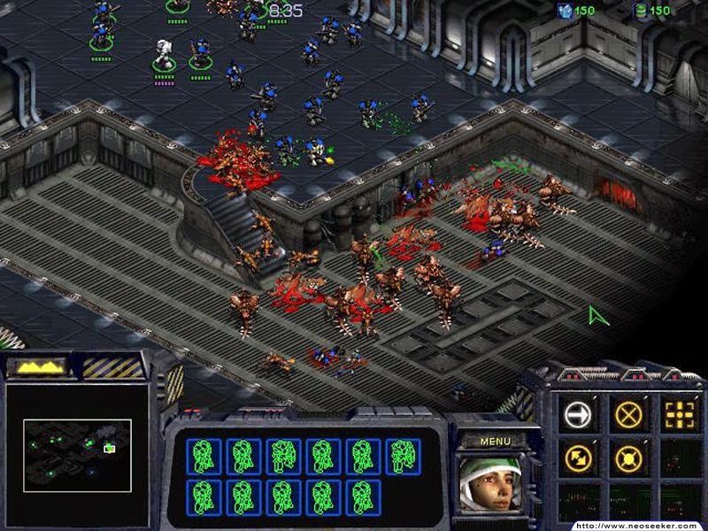 Hình ảnh trong game StarCraft (screenshot)