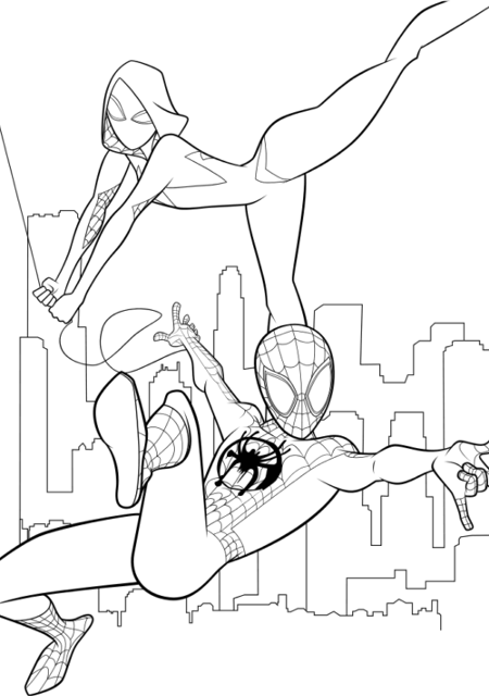 desenhos do homem-aranha para imprimir e colorir