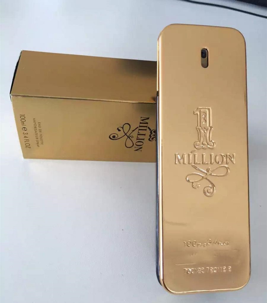 New Golden 1 MILLION Men Perfume 100ml with long lasting good smell ...