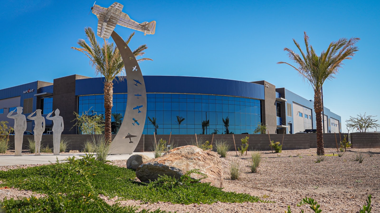 Metal Siding Provides Solution For Mesa Hangars At Falcon Field