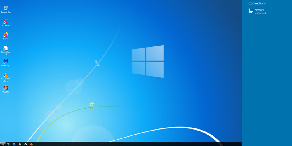 Windows 10 Lite interface