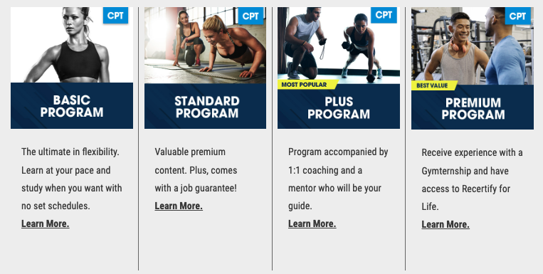 nasm personal training courses