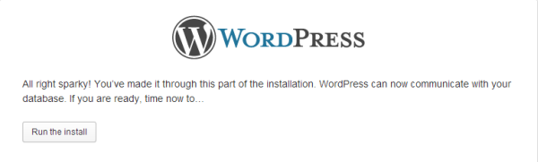 Configurar o WordPress Etapa 3