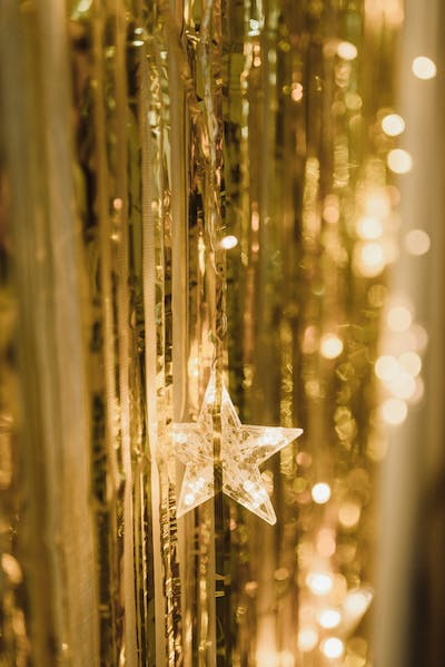 Christmas star lights for decoration
