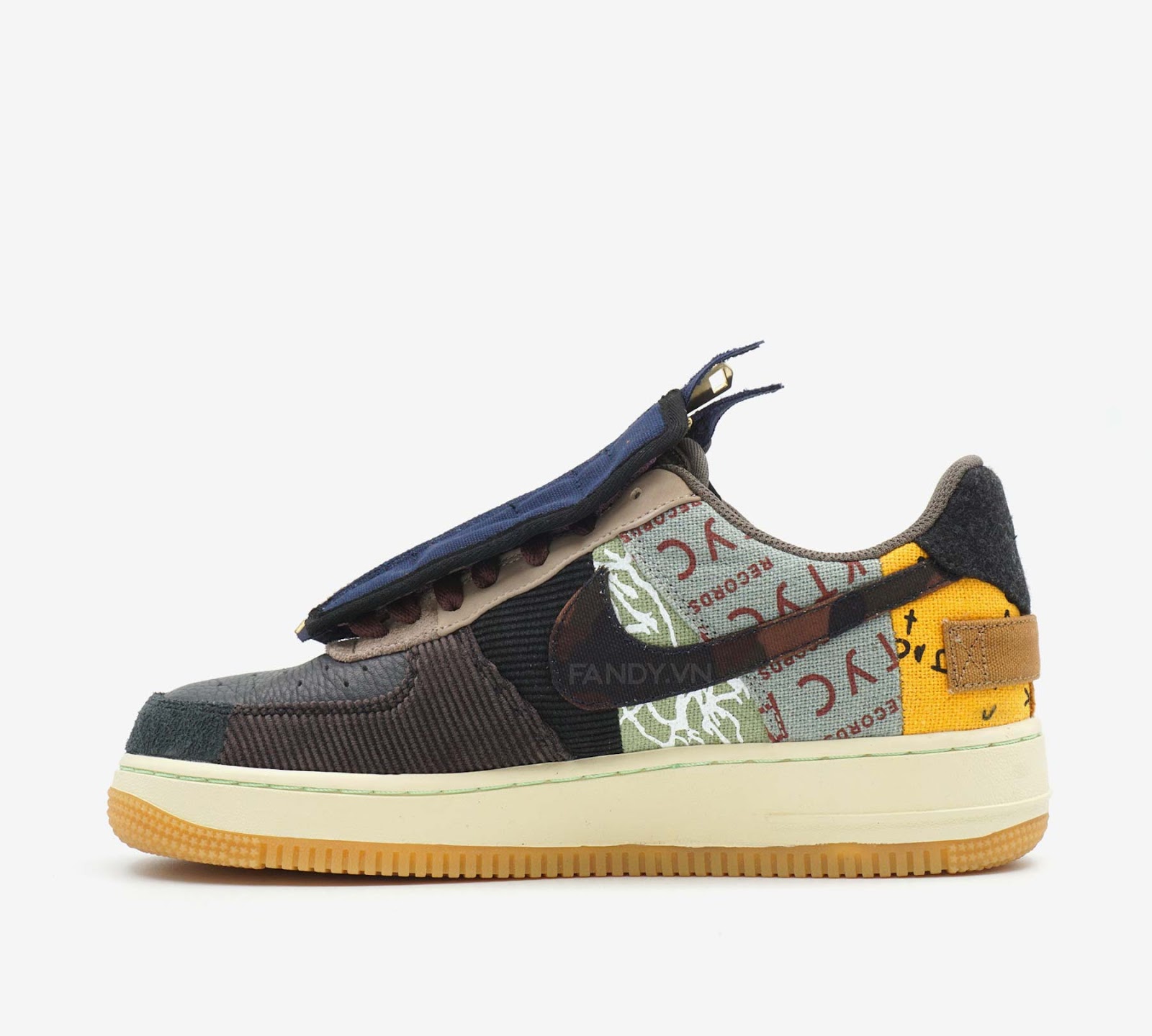 Giày Travis Scott x Nike Air Force 1 Low  Cactus Jack