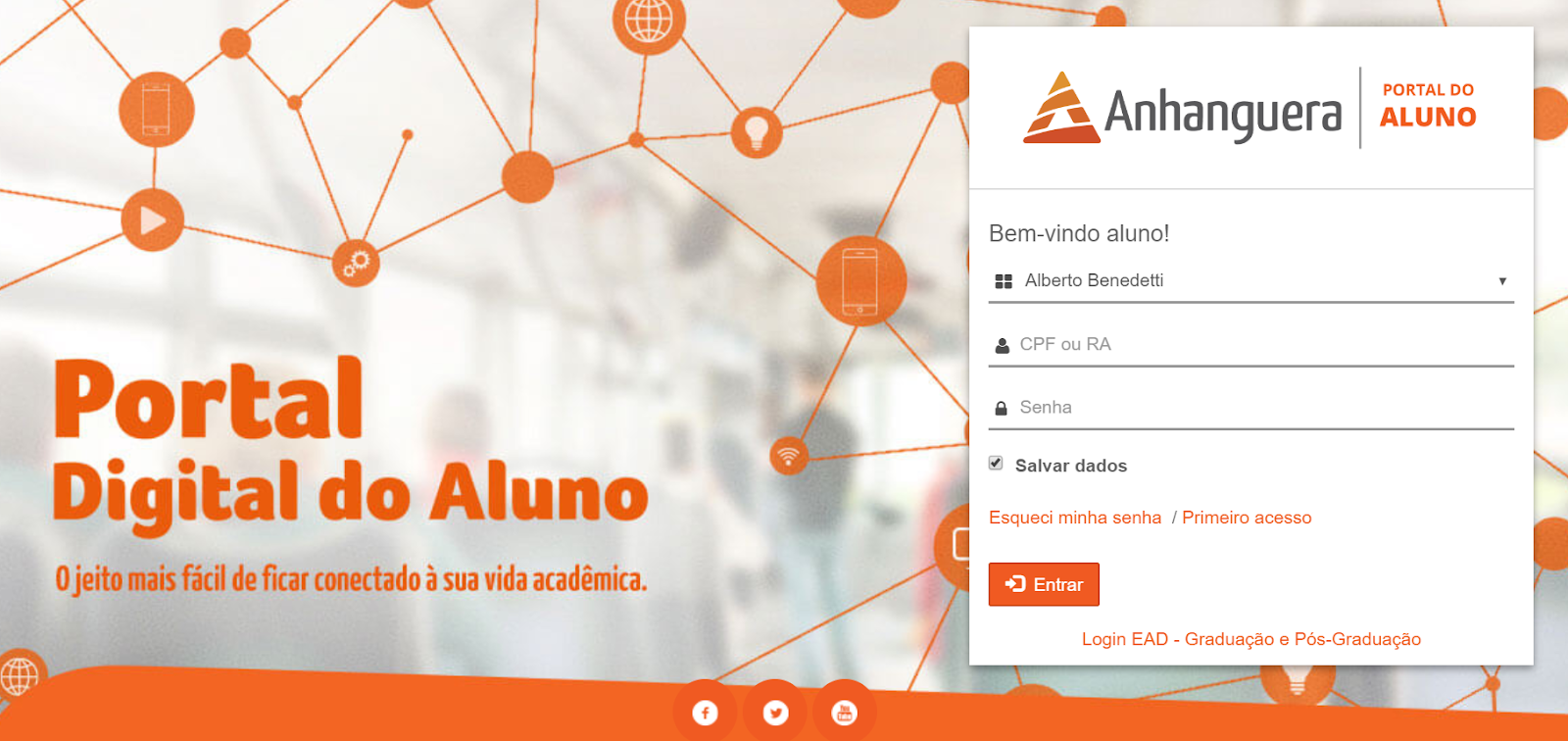 portal digital do aluno anhanguera