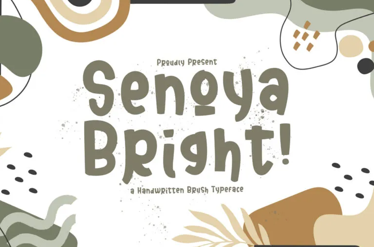 senoya bright font
