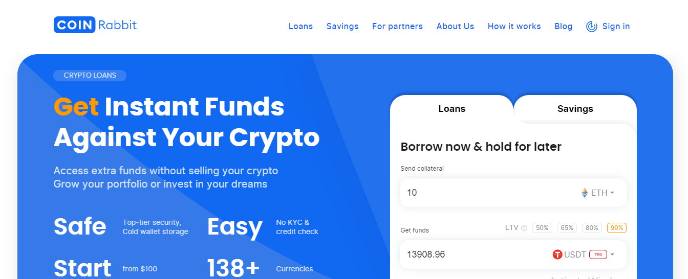 Coin Rabbit is the best cryptocurrency lending platform